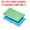 Blue, Green, variant on Professional Business Card Holder Aluminum Slim Pocket Credit Card Case, Red, Pink 2 Pack