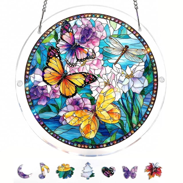 Colorful Acrylic Puzzle Pendant Home Puzzle Decoration Gift Giving