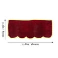 thumbnail image 2 of Phenofice Red Piano Cover 1Pack for Piano Keyboard Protective Cloth with Velvet, 2 of 6