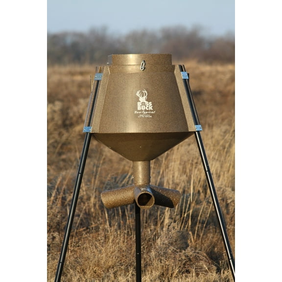 Boss Buck 350 Lb. Capacity Gravity Hunting Game Feeder, 78 In. 4 Pieces Round Legs