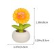 thumbnail image 3 of Plantas artificiales decorativas en macetas pequeñas para oficina, sala de estar o escritorio. Bonsáis de interior. Adornos biónicos de flores y vegetación artificial. Plantas bonsái, 3 of 6
