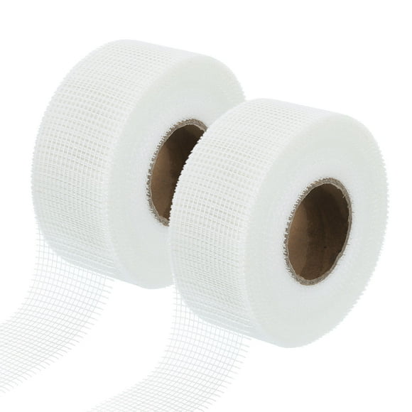 2 Roll Drywall Joint Tape, 2" x 148Ft Self-Adhesive Fiberglass Cement Board Tape