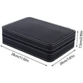 thumbnail image 2 of Fetcoi, PU Leather Watch Box Display Case Watch Cases Portable Travel Watch Box Organizer(10 Slots), 2 of 8