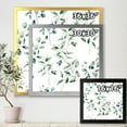 thumbnail image 4 of Designart 'Green Eucalyptus Plant Branches IV' Traditional Framed Art Print, 4 of 4