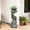 BEIGE, variant on Outdoor Water Fountain with LED Light, Modern Spiral Tiered Outdoor Fountain with Stone Planter Curved Freestanding Waterfall Fountains for Garden Patio Deck Porch Gold