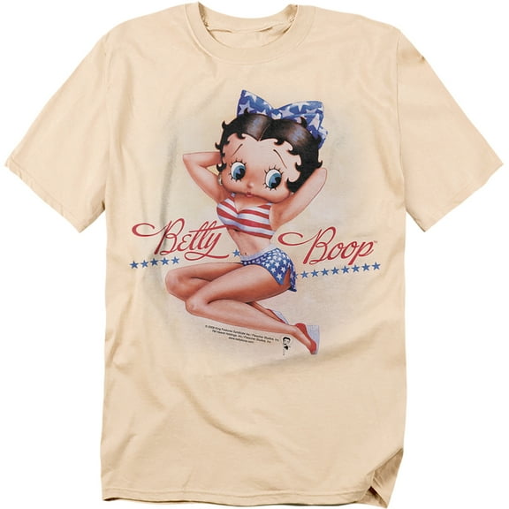 Betty Boop T-Shirt Stars And Stripes Forever Unisex Graphic Tee For Men & Women