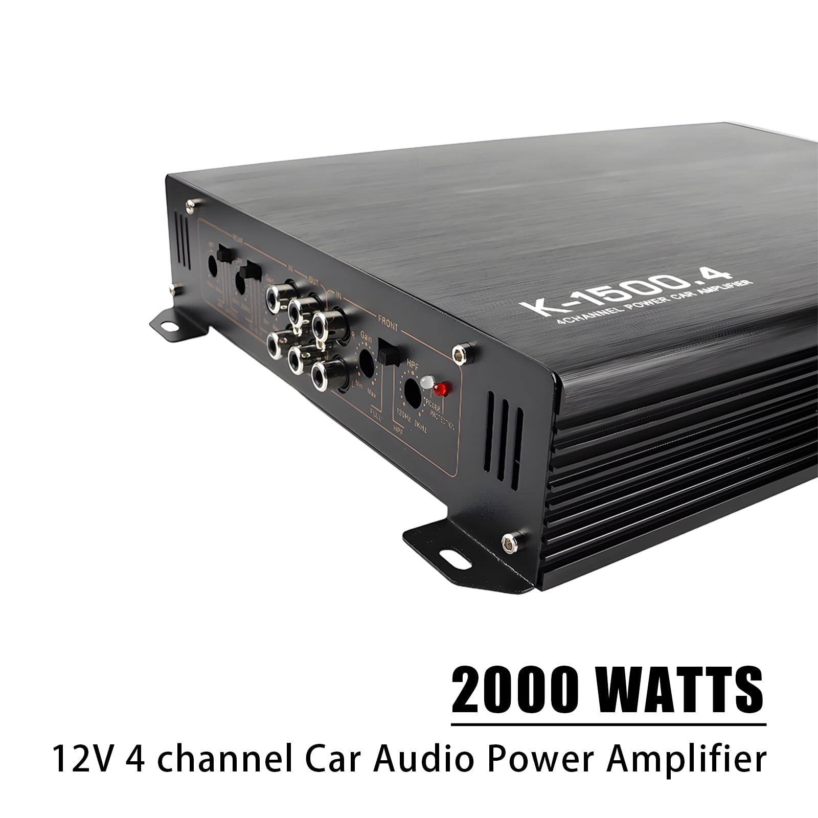 2000W 4 Channel Car Amplifier Audio Power Amplifier Stereo Bass Amp K-1500.4