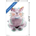 thumbnail image 2 of Cat - Funny Face Wall Poster, 14.725" x 22.375", 2 of 3