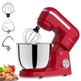thumbnail image 1 of 3 in 1 Electric Stand Mixer with 5.5 Quart Bowl, Household Food Mixer 10+p Speeds, Kitchen Tilt-Head Bread Dough and Cake Mixers for Home Daily Use (, 1 of 8