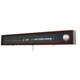 thumbnail image 1 of DECOMIL Baseball Bat, Stick Display Case Rack Cabinet Holder Wall Mount, w/UV Protection, Lock, Vertical or Horizontal, 1 of 4
