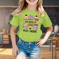 thumbnail image 2 of AWZXDE T-Shirts Graphiques de Rentrée Scolaire pour Filles Hauts Mode Décontractée Manches Courtes Coupe Ample Col Rond T-Shirts Confortables, 2 of 4