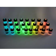 Glow On Super Phosphorescent Paint, Orange Color and Orange Glow, Paint Medium 4.6 ml Vial.