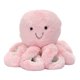 thumbnail image 3 of Lambs & Ivy Sea Dreams Peluche Rosa Pulpo Peluche Animal - Bubbles, 3 of 5