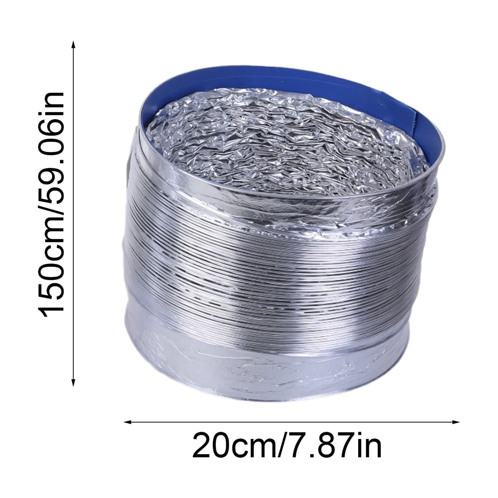 8Inch Air Aluminum Ducting Dryer Vent Hose for Exhaust Fan Ventilation Fan