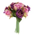 thumbnail image 1 of 12 Cabezas Artificial Boda Vacaciones Ramo 25 General Decoración Floral de Bricolaje - Púrpura perfecl Flor de seda artificial de la boda, 1 of 8
