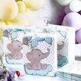 thumbnail image 4 of 24 Uds. Bolsa de recuerdo azul, bolsa de recuerdo, fiesta de cumpleaños, suministros para fiestas temáticas de animales para niños oso de fresa Electrónica, 4 of 5