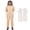 Pink, variant on Professional Bee Suit for Men and Women, Full Body Beekeeping Suit with Gloves & Protective Round Veil, Size L (Fits 61-65 Inches / 5'1"-5'5") for Apiary & Backyard