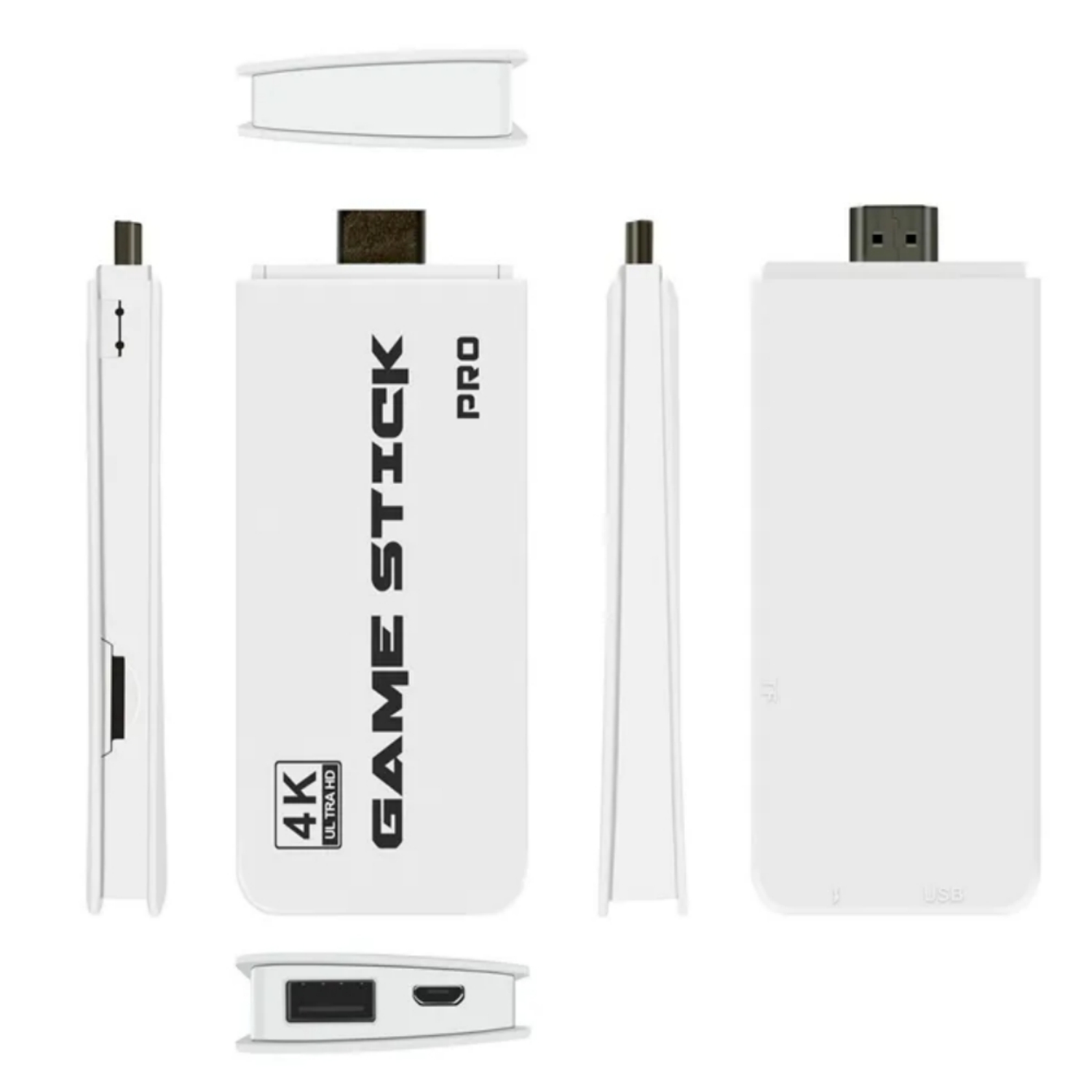 ZYTKWT M15 Video Game Console - 4K HDMI, 2.4G Wireless Controller, 64GB, 40,000+ Games, 28 Emulators, Portable Game Stick