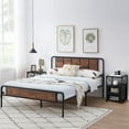 thumbnail image 1 of VECELO 3 Piece Bedroom Set, Wood Platform Bed Frame and 2 Nightstands, Twin Size, 1 of 8