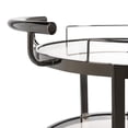 thumbnail image 6 of Safavieh Tio 3 Tier Modern Glam Round Bar Cart with Wine Rack, 6 of 8