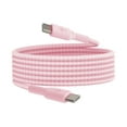 thumbnail image 3 of Belkin BoostCharge (2M/6.6ft) Braided USB-C to USB-C Cable for iPhone 16, iPhone 16 Pro, iPhone 16 Pro Max, Galaxy S25, S24, Note, Pixel 9 & 8, iPad Pro, Nintendo Switch 2 & More - Pink, 3 of 9