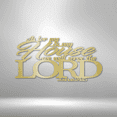 thumbnail image 2 of Scripture Walls Joshua 24.15 Bible Verse Steel Sign Laser Cut Powder Coated Home & Office Metal Wall Decor Multiple Sizes & Colors, 2 of 5