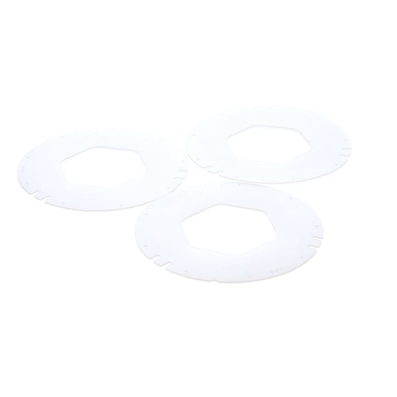 San Jamar XC2422L Gasket for San Jamar 2410C, C2410C, and C241OC18 In-Counter Cup Dispensers, Large (Pack of 3)