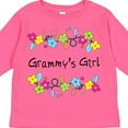 thumbnail image 4 of Inktastic Grammys Girl Bright Flowers Girls Long Sleeve Toddler T-Shirt, 4 of 5