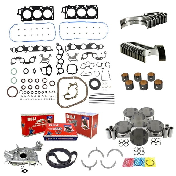 DNJ EK963AM Master Engine Rebuild Kit Fits Cars & Trucks 2001-2006 Lexus Toyota Camry ES300 Highlander 3.0L DOHC V6 24V 2995cc 1MZFE