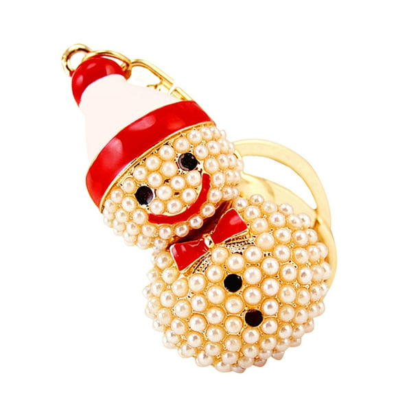 OULII 1Pack Cartoon Key Chain Snowman Vintage Alloy Key Attachment for Door Key