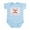 Sky Blue, variant on CafePress - Daddy's Little Lebanese Princess Infant Bodysuit - Baby Light Bodysuit, Size Newborn - 24 Months