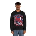 thumbnail image 5 of America Flag Cowboy Skull Unisex Heavy Blend™ Crewneck Sweatshirt, 5 of 9