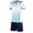 White, variant on Unisex Youth Boys Soccer Set Athletic Team Uniform Quick Dry T-Shirt and Shorts Sports Tracksuit 3-4 Years