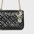 thumbnail image 2 of Unique Bargains 1 Pc Handbag Charms Keychains Animal Type 3 Bag Accessories Black White, 2 of 5