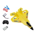 thumbnail image 4 of Avión de control remoto RC con estabilizador giroscópico de espuma, regalo de cumpleaños, planeador de juguete para niños, niñas, adultos y niños. Amarillo, 4 of 8
