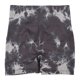thumbnail image 1 of Pantalones cortos de yoga de talle alto gris teñido anudado suave levantamiento de glúteos pantalones cortos de yoga para mujeres corriendo, 1 of 8