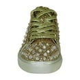thumbnail image 3 of Mens Fancy Shoes By FIESSO AURELIO GARCIA, Spikes Rhine stones 2413 Gold, 3 of 9