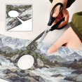 thumbnail image 6 of Yayeee Faucet Mat for Kitchen Sink 30" Diatomite Long Splash Guard Pad, River and Mountains, 2 Pack, 6 of 7