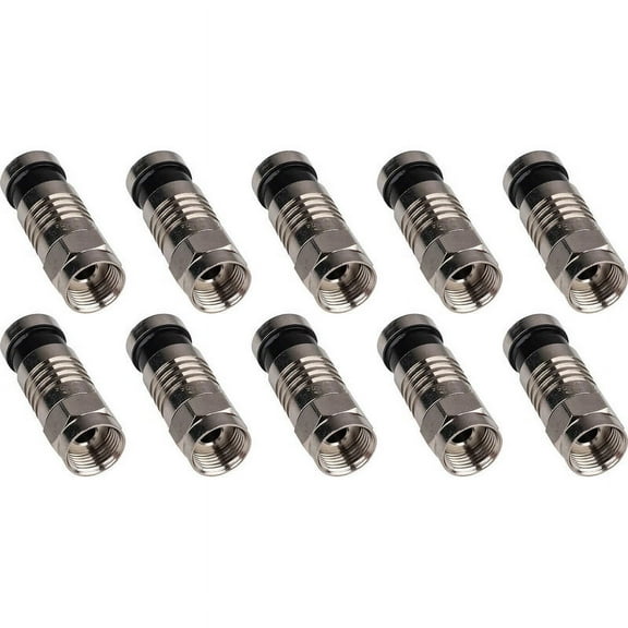 Parts Express F RG-59 Compression Connectors 10-Pack