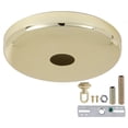 thumbnail image 3 of B&P Lamp® Rounded Ceiling Light Canopy Plate Kit (Brass), 3 of 3