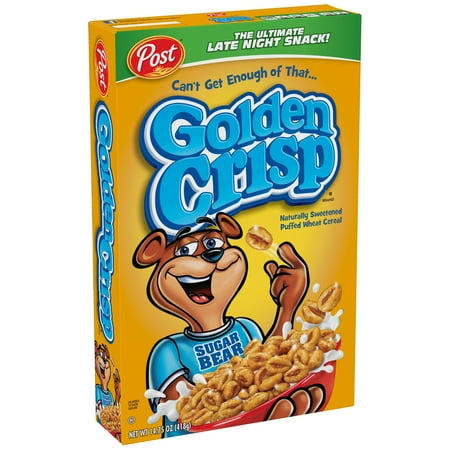 Post® Golden Crisp® Naturally Sweetened Puffed Wheat Cereal 14.75 oz ...