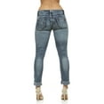 thumbnail image 2 of VIP Jeans Juniors plus ripped repaired distressed blue skinny jeans for women, 2 of 8