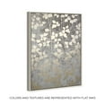 thumbnail image 2 of Silvery Gray Garden Canvas Elegant Floral Wall Art by Art Remedy, Silver Frame, 30" x 45", 2 of 8