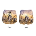 thumbnail image 5 of Haiem Vintage Wildlife Protection Women's 2 in 1 Running Shorts - Lightweight Athletic Workout Gym Yoga Breathable Sports Shorts Liner with Phone Pockets-Small, 5 of 9