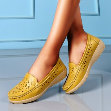 

Sandals Slip On Women Comfort Walking Flat Loafers Hollow Out Casual Shoes Driving Loafers Walking Shoes For Women