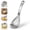 Silver, variant on Stainless Steel Pasta Server, Spaghetti Serving Spoon with Built-In Grater, Multi-Functional Cooking Utensil for Pasta, Noodles, Cheese and Garlic