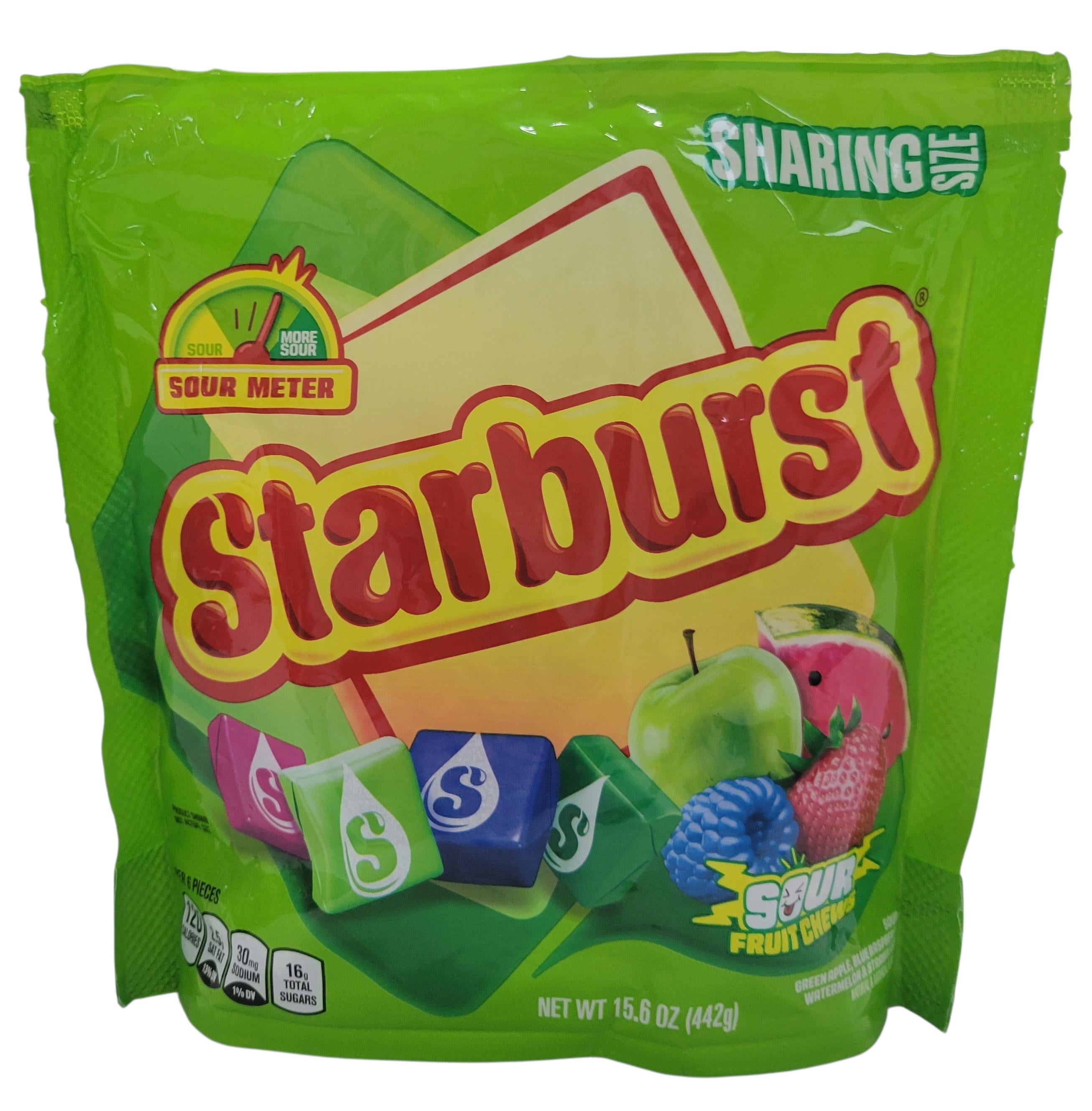 Starburst Sour Fruit Chews Candy, Share Size 15.6 oz Bags – Tangy Chewy Candy, Assorted Sour Flavors, 2 Pack