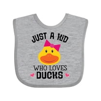 Inktastic Duck Lover Cute Girls Girls Baby Bib