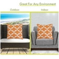 thumbnail image 5 of Majestic Home Goods Decorative Peach Trellis Large Pillow, 5 of 5