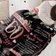 thumbnail image 3 of 60th Birthday Gifts for Women 60th Birthday Gift Ideas 60th Birthday Decorations Women Happy 60th Birthday Gifts for Wife Mom Sister Friends Back in 1963 Birthday Gifts Blanket 50"x60", 3 of 6